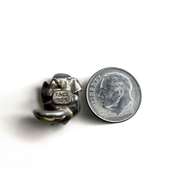 Tiffany & Co. Rose Omega Back Single Replacement Sterling Earring - Picture 5 of 5